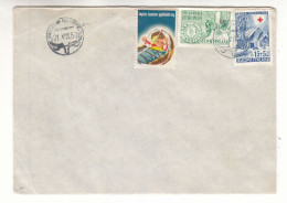 Finlande - Lettre De 1950 - Oblit Rovaniemi - Cercle Polaire - Croix Rouge - Avec Vignette - - Covers & Documents