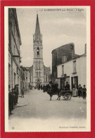 44 St Sébastien Sur Loire * Près Nantes * Rue Et Vue Sur L'église Attelage CPM Année 1999 (Phototypie VASSELLIER) N° 173 - Saint-Sébastien-sur-Loire