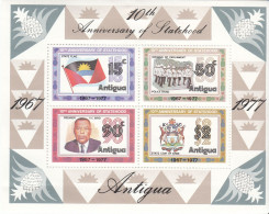 ANTIGUA AND BARBUDA   SCOTT NO 494A  MNH   YEAR  1977 - 1960-1981 Autonomie Interne