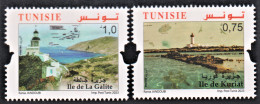 2023.Tunisie-emission N°8, - Les Iles De Tunisie -Ile De Kuriat & Ile De La Galite -  Série Complète / 2v. MNH** - Iles