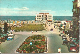 Sottomarina Lido Fraz. Di Chioggia (Venezia) Viale E Stabilimento Astoria, Auto E Furgone D'Epoca, Old Cars And Truck - Chioggia