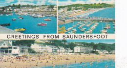 Greetings From Saundersfoot, Pembrokeshire, Multiview  - Unused Postcard - UK7 - Pembrokeshire