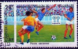 POLYNESIE - Football - Argentine 78 - Used Stamps