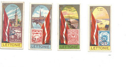 Chromos LETTONIE LATVIA Flag Drapeau Stamp Timbre Bien 2 Scans Rare 60 X 30 Mm Pub: Victoria - Victoria