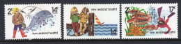 New Zealand 1980 Health - Fishing Set HM (SG 1225-1227) - Ungebraucht