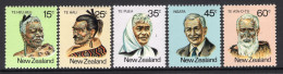 New Zealand 1980 Maori Personalities Set HM (SG 1232-1236) - Unused Stamps