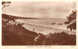 CPA SIERRA LEONE FISHING BOATS LUMLEY BEACH - Sierra Leone