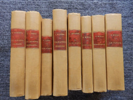 LOT RELIURES HURST BACK STREET EDT 1947  MORGAN LE VOYAGE EDT 1947 SPARKENBROKE EDT 1947 FONTAINE EDT 1947  DICKENS LES - Loten Van Boeken