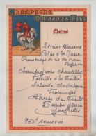 Champagne D'Alizon - Menus