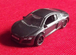 Voiture Matchbox 2007 - Audi R8 MB726, GKK87 - 2019 Mattel 1186 NL, Anthracite Métallisée, Ech: 1/25 (72mm Env.) N° M52 - Autres & Non Classés