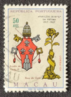 MAC5417U2 - Fiftieth Anniversary Of The Apparitions Of Our Lady In Fátima - 50 Avos Used Stamp - Macau - 1967 - Oblitérés