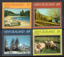 New Zealand 1982 The Four Seasons Set HM (SG 1266-1269) - Unused Stamps