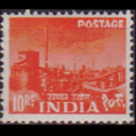 INDIA 1955 - Scott# 271 Steel Mill 10r MNH - Ongebruikt