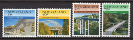 New Zealand 1985 Bridges Set HM (SG 1366-1369) - Unused Stamps