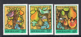New Zealand 1986 Christmas Set HM (SG 1404-1406) - Neufs