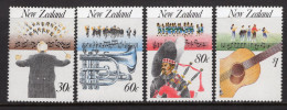 New Zealand 1986 Music In New Zealand Set HM (SG 1407-1410) - Neufs