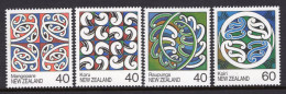 New Zealand 1988 Maori Rafter Paintings Set HM (SG 1451-1454) - Ungebraucht