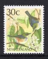 New Zealand 1988-95 Native Birds - 30c Silvereye MNH (SG 1462) - Ungebraucht