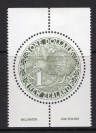 New Zealand 1988-93 Round Kiwi - $1 Bronze-green HM (SG 1490) - Ungebraucht