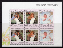 New Zealand 1989 Health - Princess Beatrice MS MNH (SG MS1519) - Nuevos