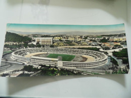 Cartolina  Viaggiata Panoramica "ROMA Stadio Olimpico" 1961 - Stadi & Strutture Sportive