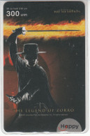 THE LEGEND OF ZORRO - Tailandia Prepaid Card - Cinema