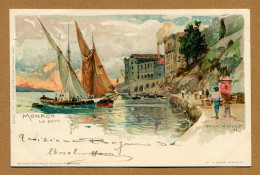 MONACO : " LE PORT "  (1902) - Port