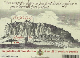 San Marino - 2007 - 4 Centuries Of Postal Services - Philatelic Exhibition Il Postiglione 1607 - Mint Souvenir Sheet - Ongebruikt