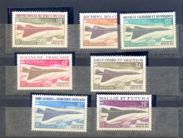 Premier Vol Du Concorde 7 Valeurs ** Cote 304€ (FER016) - 1969 Avion Supersonique Concorde