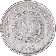 Monnaie, République Dominicaine, 10 Centavos, 1984 - Dominicana