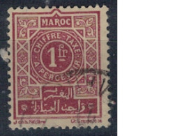 MAROC       N°  YVERT  TAXE  33   OBLITERE    ( OB 11/ 08 ) - Portomarken