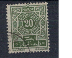 MAROC       N°  YVERT  TAXE 30 ( 20 ) OBLITERE    ( OB 11/ 09 ) - Portomarken