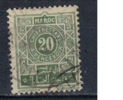 MAROC       N°  YVERT  TAXE 30 ( 21 ) OBLITERE    ( OB 11/ 09 ) - Timbres-taxe