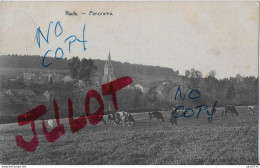REDU . LESSE . LIBIN ..-- Panorama . 1908 De POIX Vers NEUFCHATEAU ( Melle Louise DAUBY ) . Vverso . - Libin