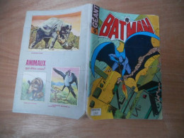 Batman Géant N° 9 L'homme Au Foulard  Sagédition 1974 - Batman