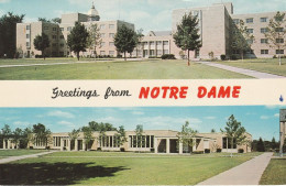 Greetings From Notre Dame, Indiana Keenan-Stanford Halls And North Dining Hall - South Bend
