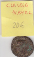 H0129 MONEDA ROMANA CLAUDIO 41-54 DC - Sonstige & Ohne Zuordnung