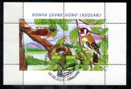 TÜRKEI - Block 46, Bl.46 Canc. - Vögel, Birds, Oiseaux - TÜRKIYE / TURQUIE - Blocks & Kleinbögen