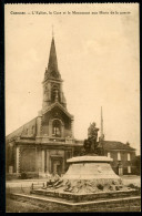 CPA - Carte Postale - Belgique - Cuesmes - L'Eglise Et Le Monument Aux Morts De La Guerre (CP22987) - Mons