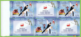 Voyo POLAND XIX Winter Olympic Games  Salt Lake City  2002 Mi#3952 With Tab   ** MINT Combinations - Nuovi