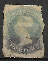 SOUTH  AUSTRALIA   -   1867.  Y&T N° 16 Oblitéré.  Cote 11,00 Euros - Usados