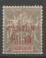 CANTON N° 8 NEUF*  CHARNIERE / Hinge / MH - Unused Stamps