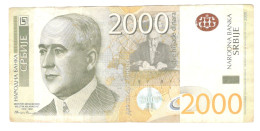 Serbia 2000 Dinara - Two Thousand Dinars, Milan Milutinovic - Serbien