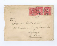 C25A59) Portugal 1906 J. Franco > Aurélio Pinto Castelo Branco Diretor Asilo D. Maria Pia LISBOA - Storia Postale