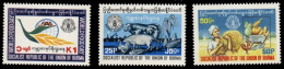 (67) Burma / Birmanie  1981 / FAO / Nutrition / Food / Ernährung  ** / Mnh  Michel 282-284 - Burma (...-1947)