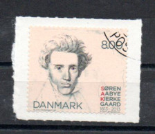 DANEMARK - 2013 - SOREN KIERKEGAARD - ECRIVAIN - PHILOSOPHE - THEOLOGIEN - 8.00 - Oblitéré - Used - - Used Stamps