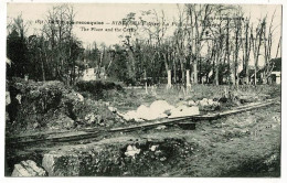 La France Reconquise - Ribecourt - La Place Et Le Château (voie Ferrée En Mauvais état, Débris D'explosion) Circulé 1918 - Ribecourt Dreslincourt