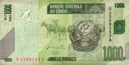 CONGO DEMOCRATIC REPUBLIC 1000 FRANCS 2005 P-101a. - Demokratische Republik Kongo & Zaire