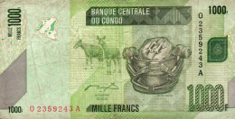 CONGO DEMOCRATIC REPUBLIC 1000 FRANCS 2005 P-101a. - Democratische Republiek Congo & Zaire