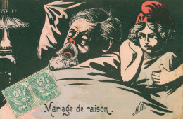 POLITIQUE MILLE Caricature Satirique Fallières Mariage De Raison - Mille